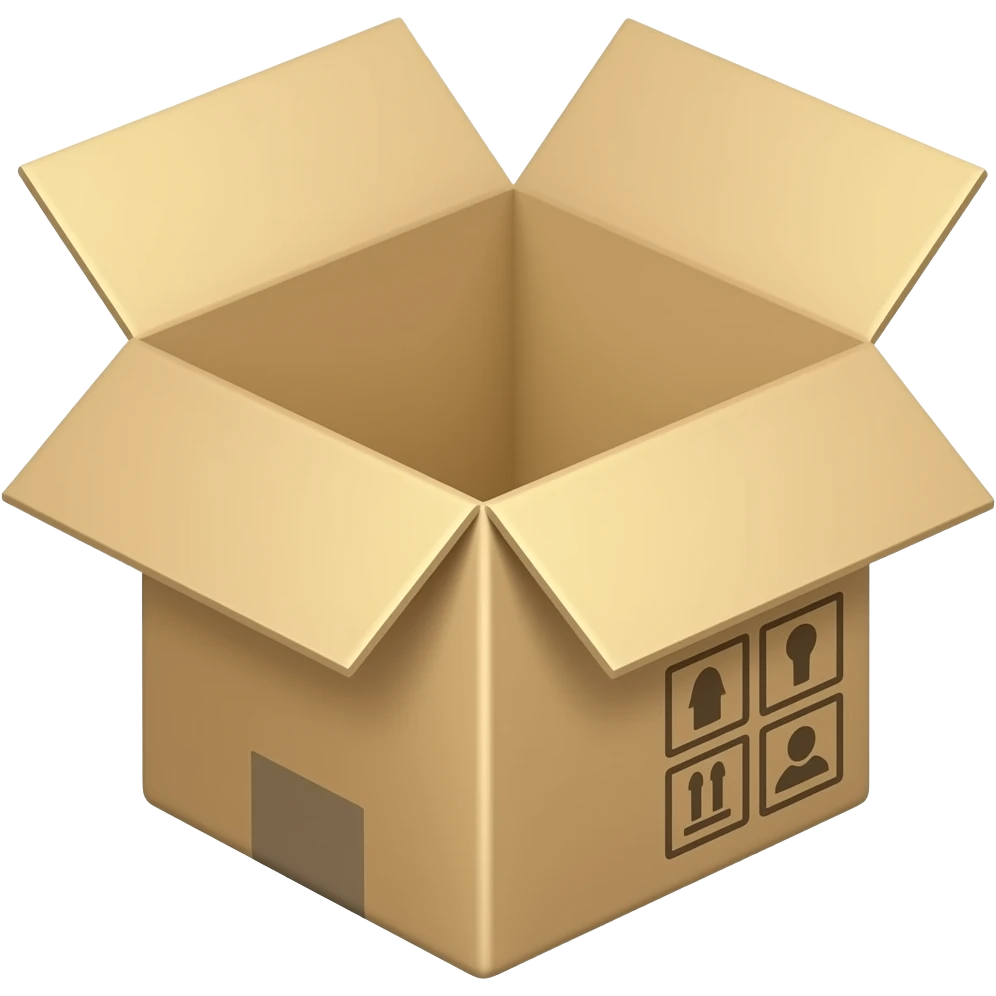una caja emoji