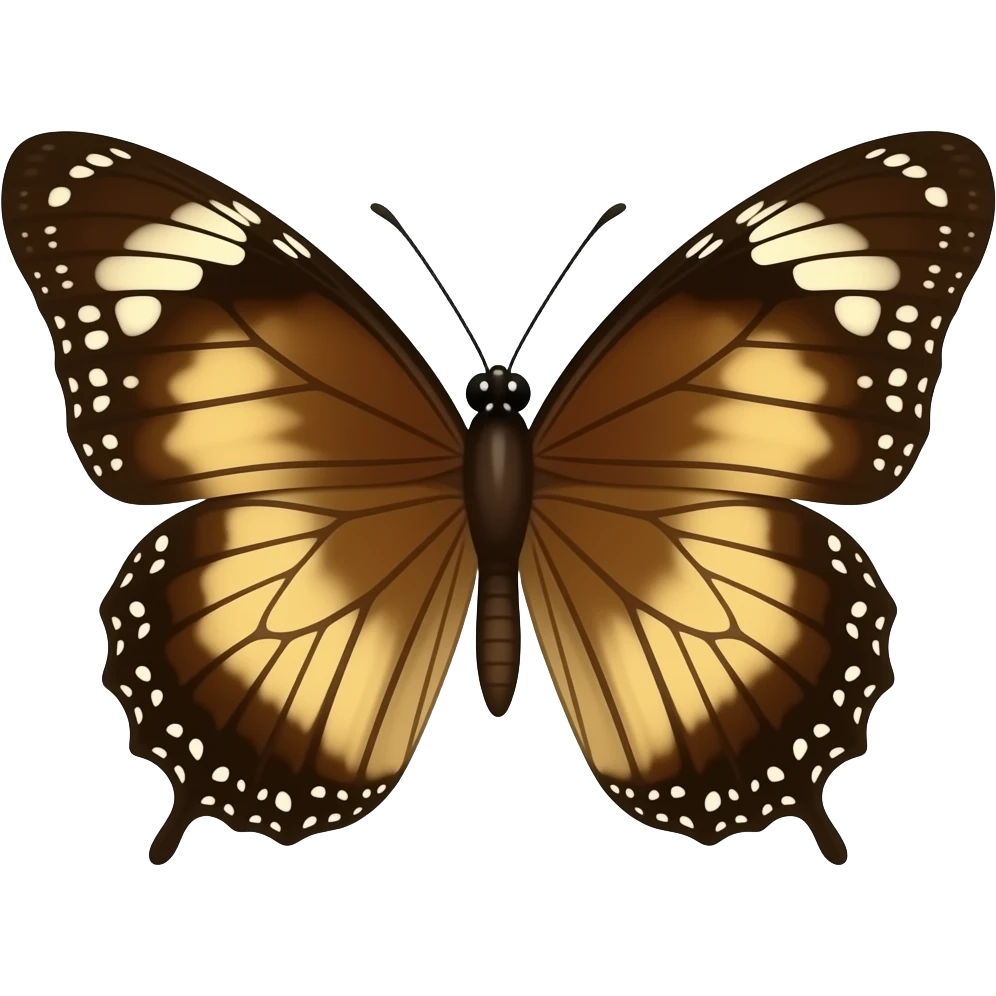پاپیون قهوه ای emoji