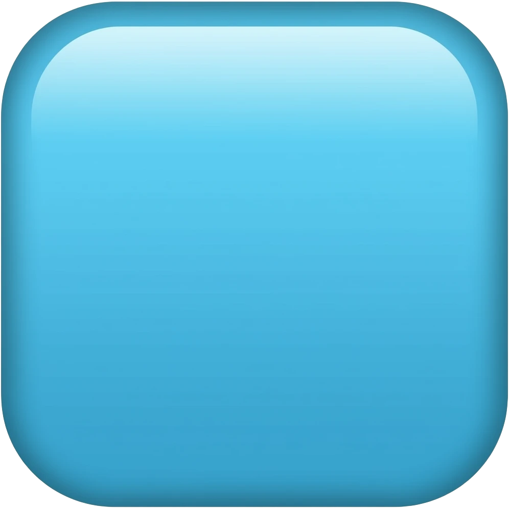 Square Cyan 🟦 emoji