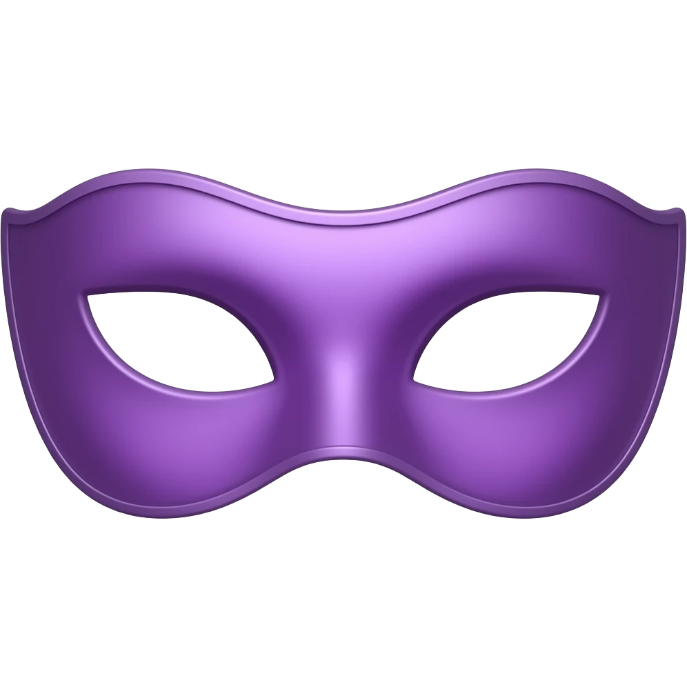 Mask purple emoji