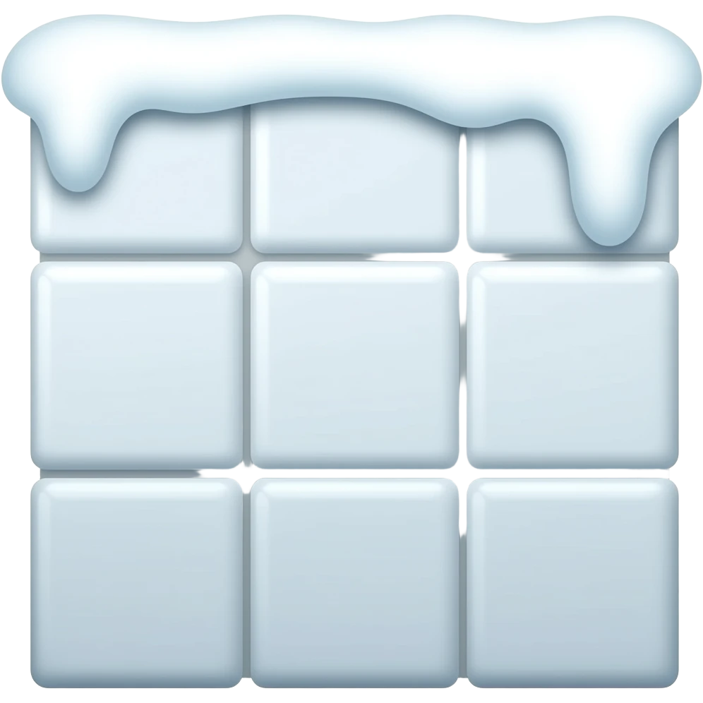 Snowed tile emoji