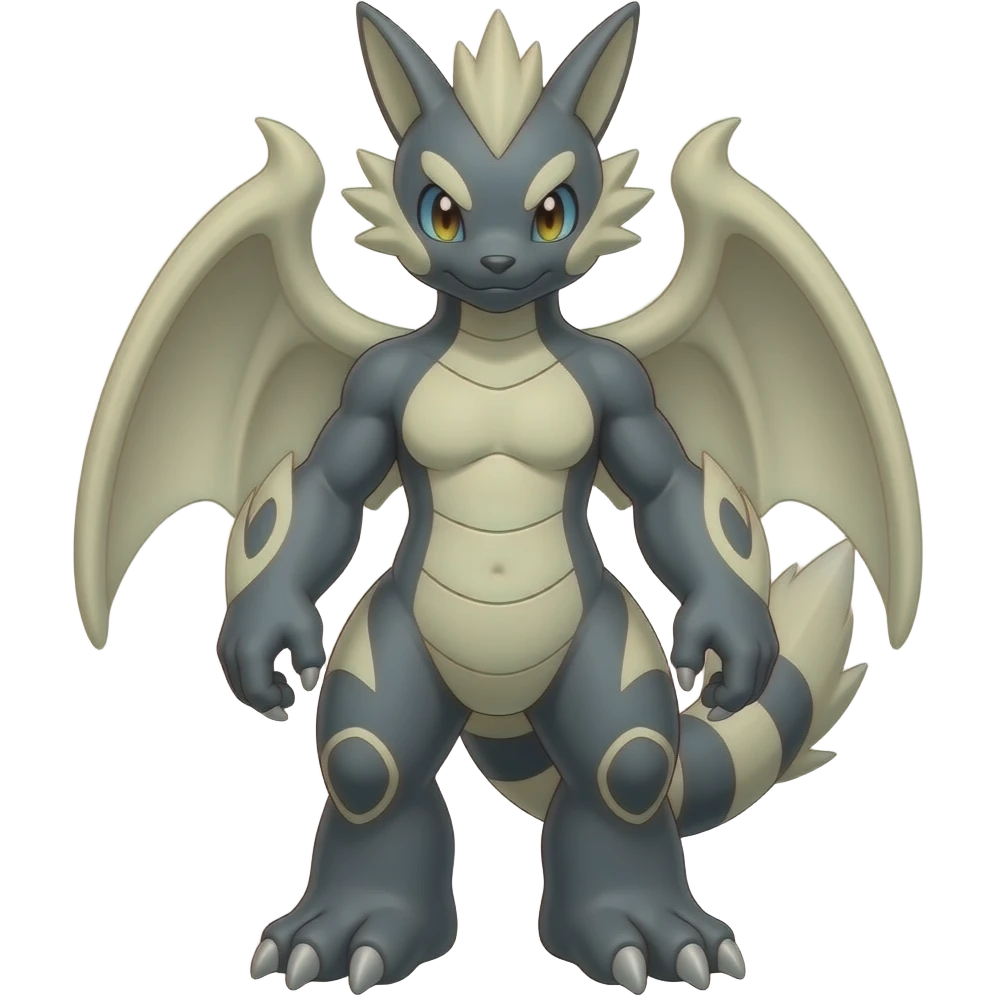 Larvitar-Axew-Zorua-Electrike-Furret-Milotic-Exveemon-Digimon-hybrid emoji