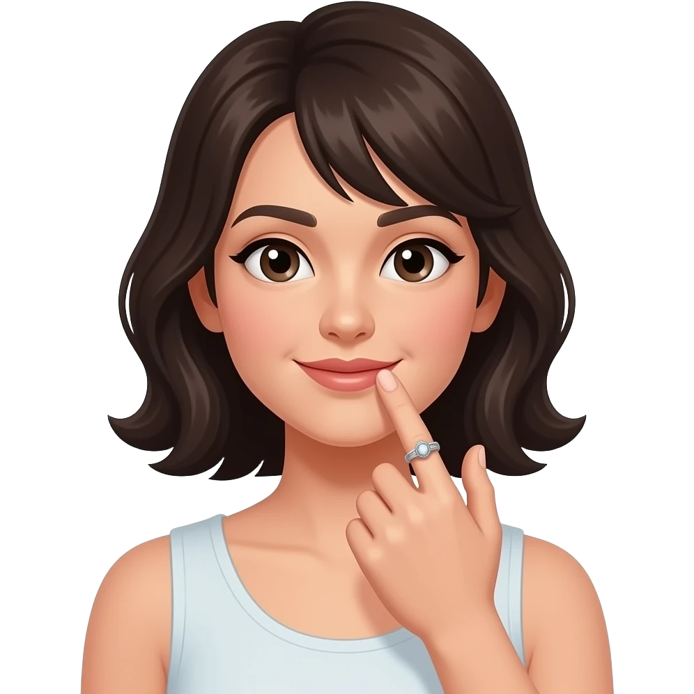 Putting a ring on her finger simple emoji