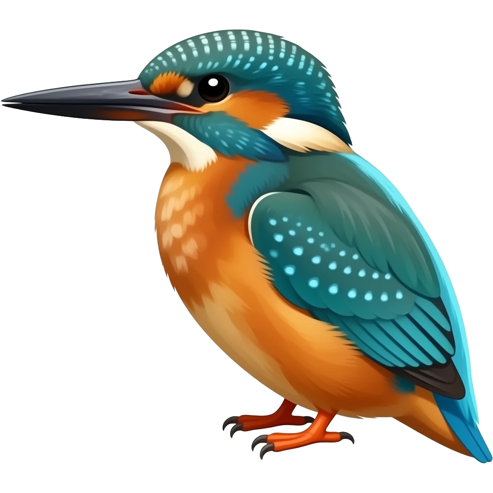 kingfisher bird emoji emoji