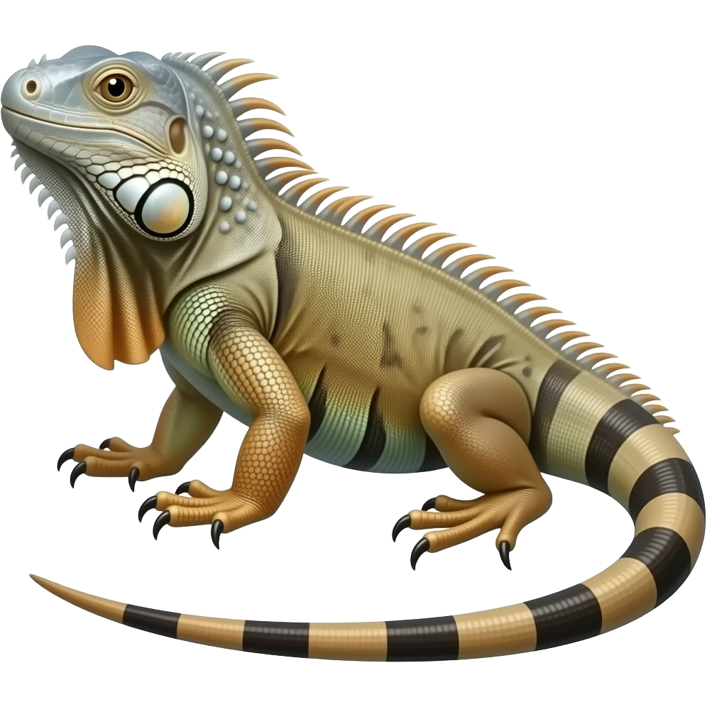 Rey Rex the monitor lizard emoji