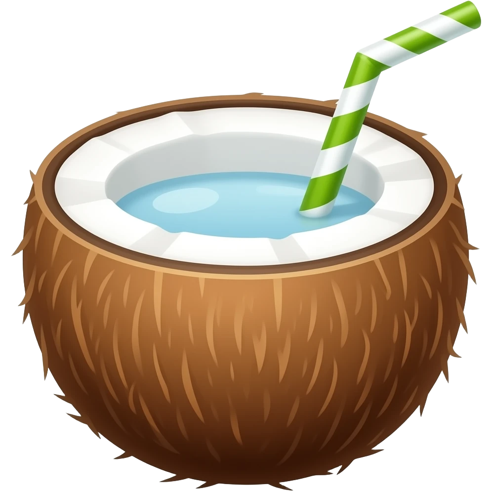 coconut water emoji