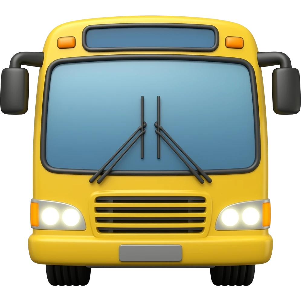 Yellow Bus emoji
