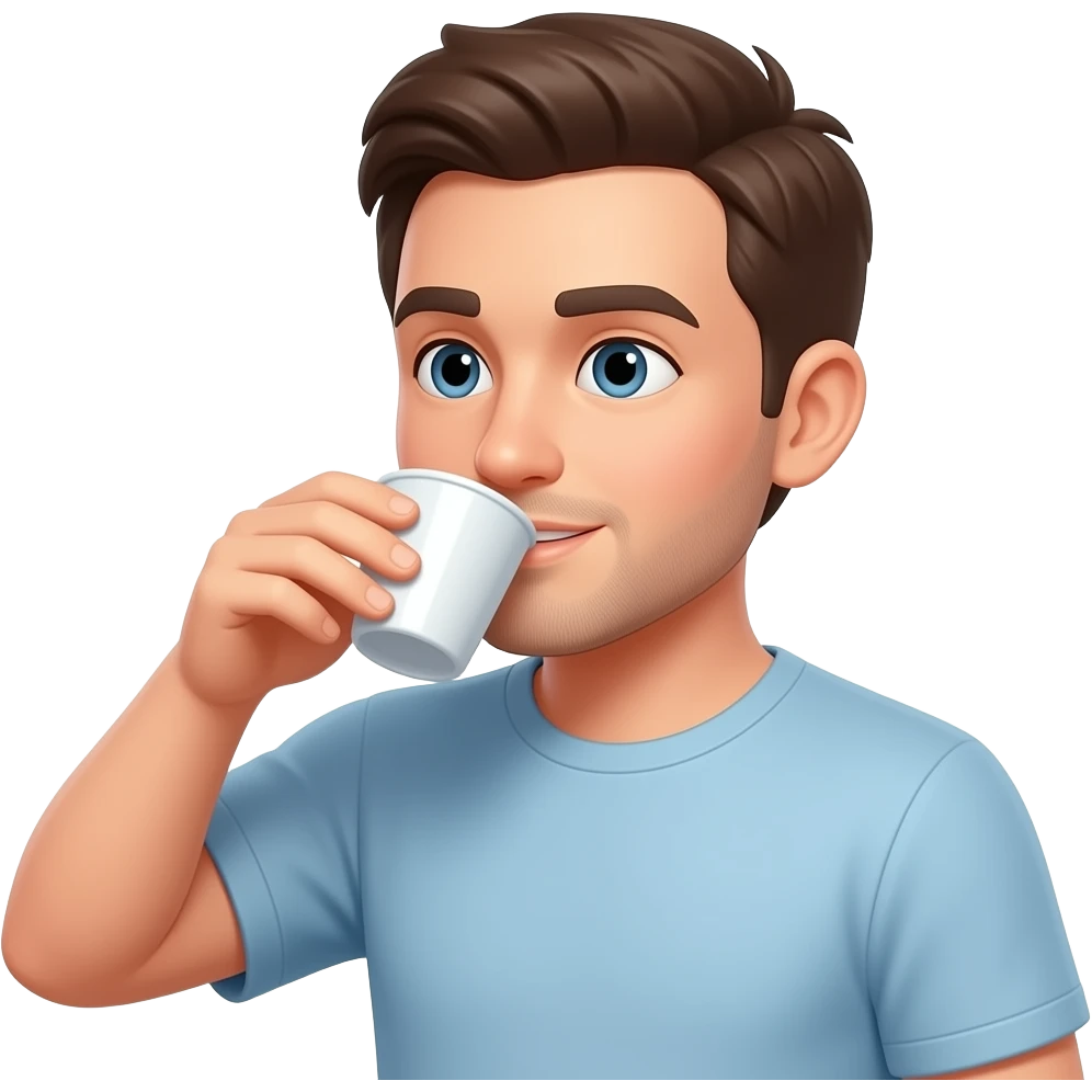drinking small cups emoji