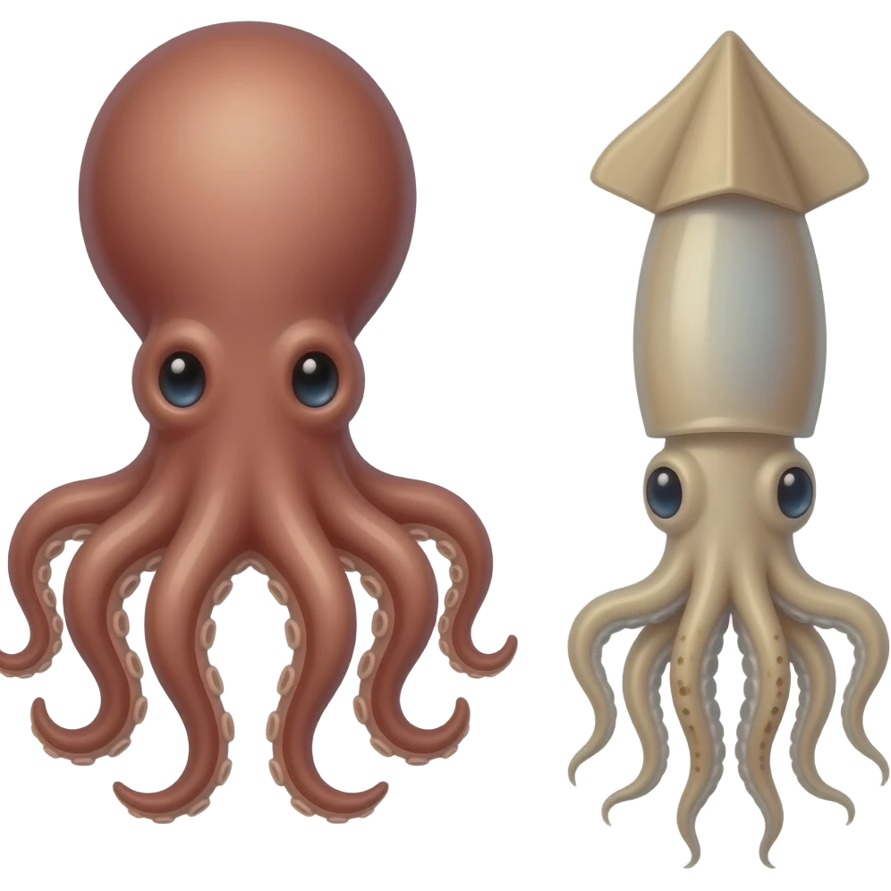 🐙🦑 emoji