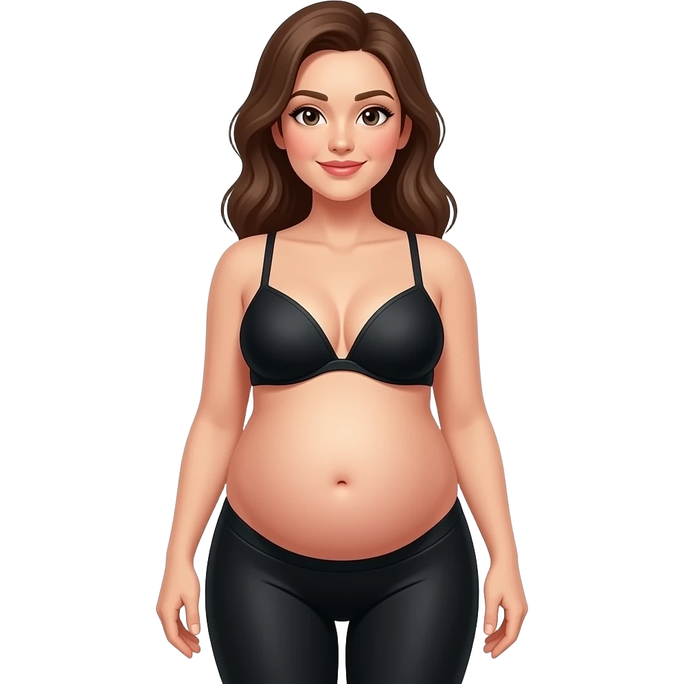 femmes legging noir brassière noir ebelly stuffing emoji