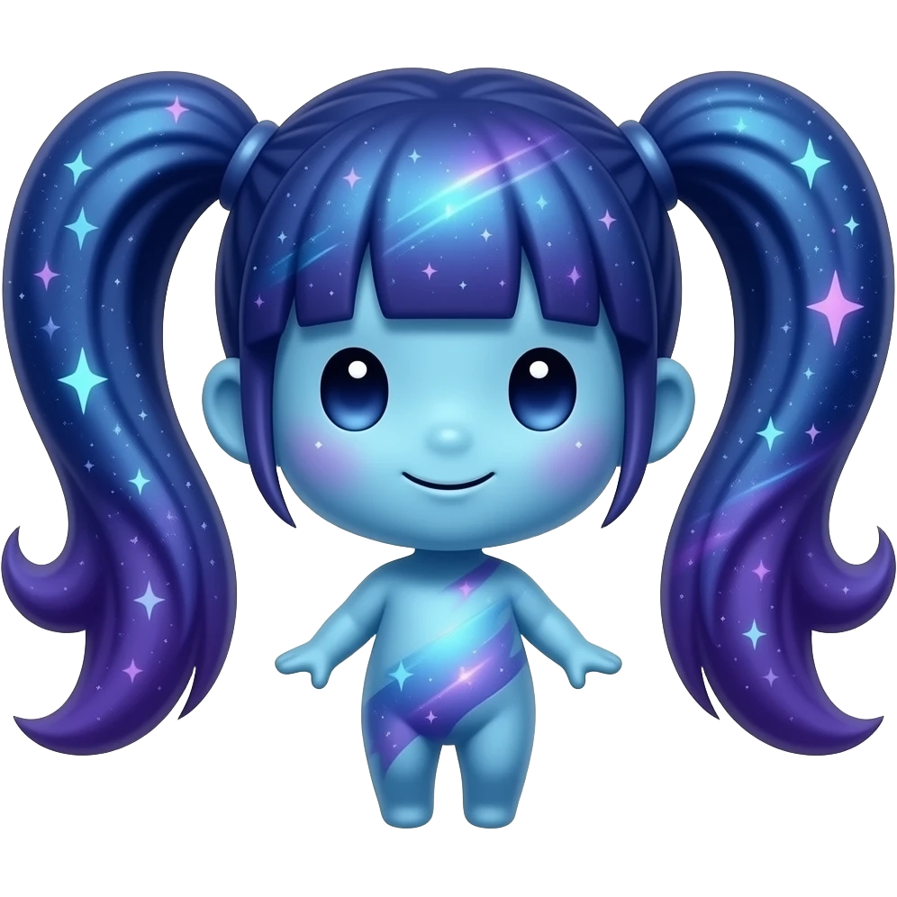 Chibi Star Sprite (Girl) Appearance: Giant head with cosmic pigtails ...