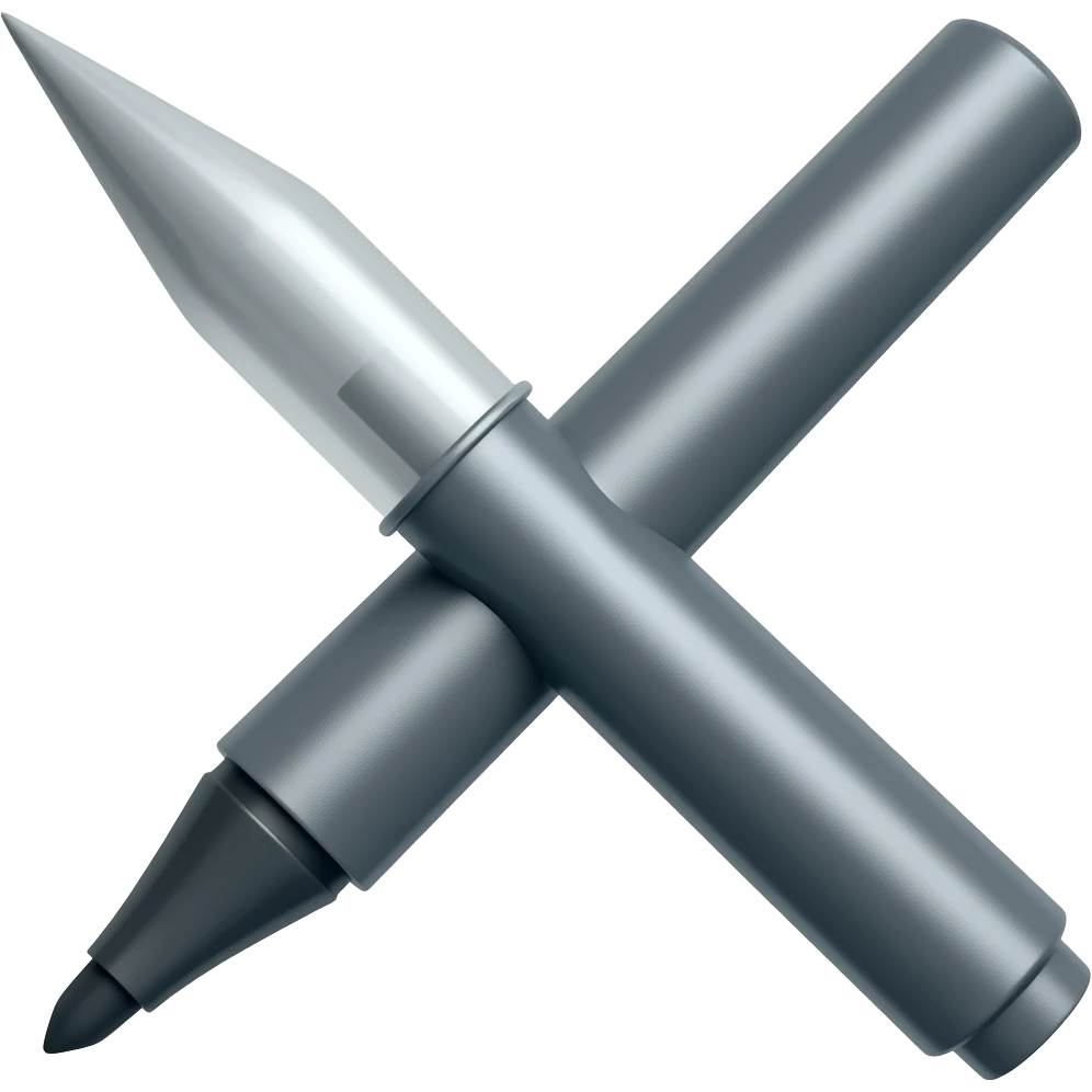 black marker emoji
