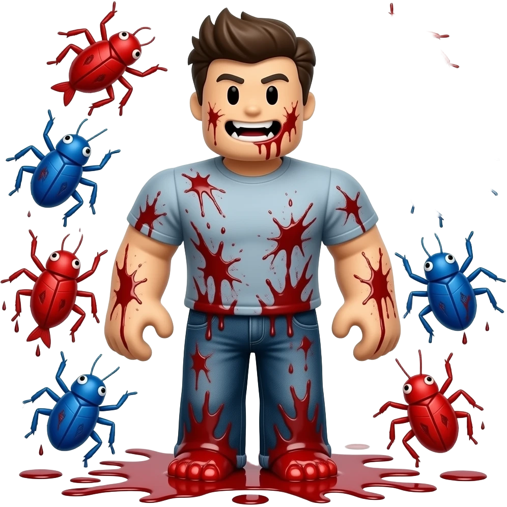 john roblox red feet fish fry fish fry fish teeth grey black white red blood violent chore work hard bugs and more bugs and red bugs and blue bugs emoji
