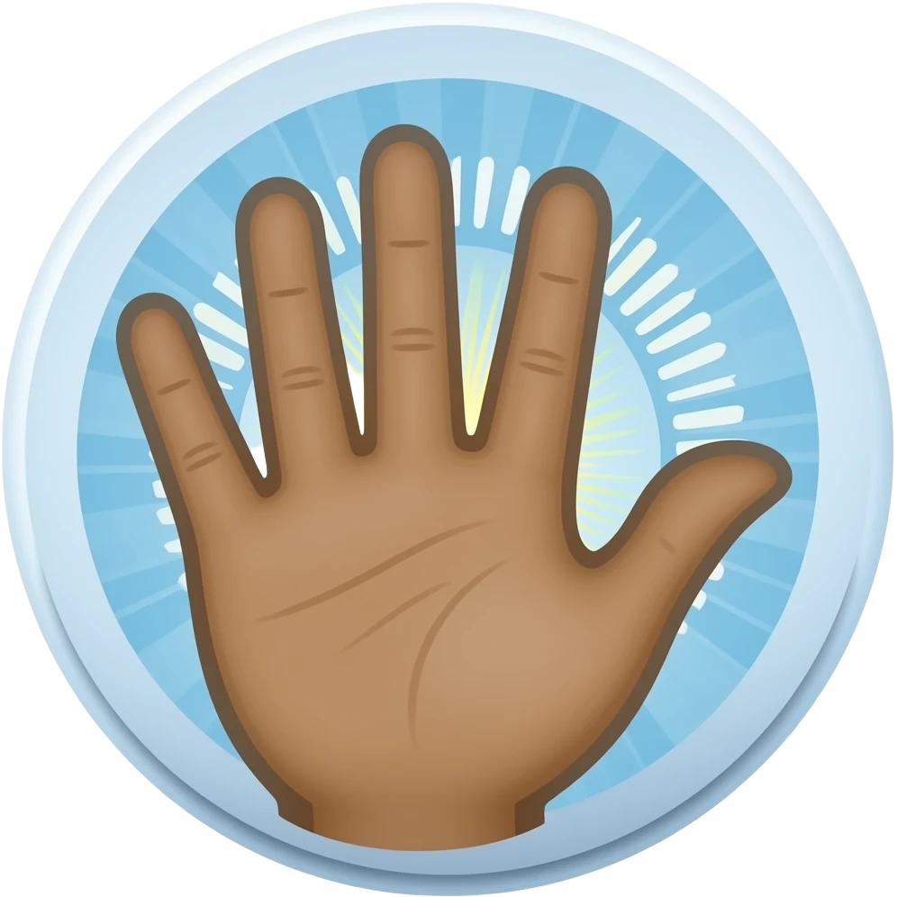 West coast hand sign emoji