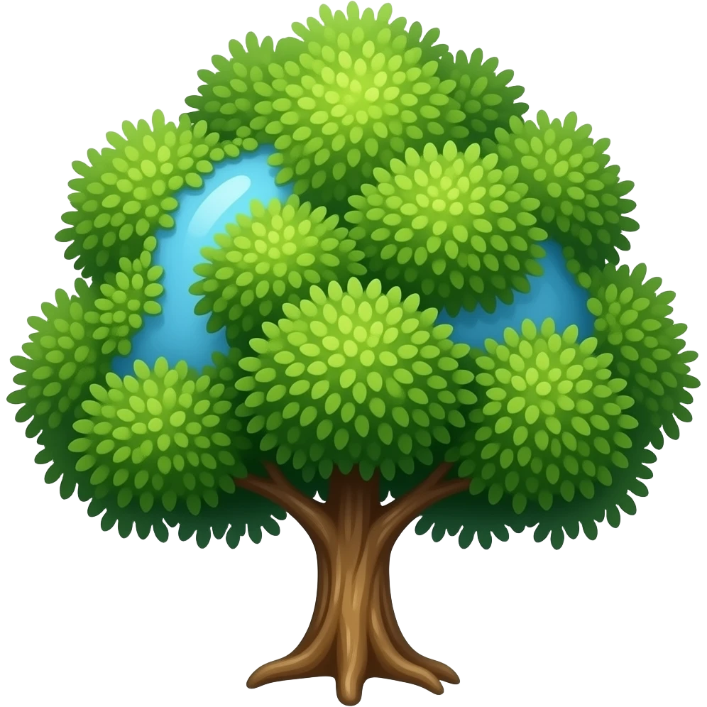 Floating Tree emoji