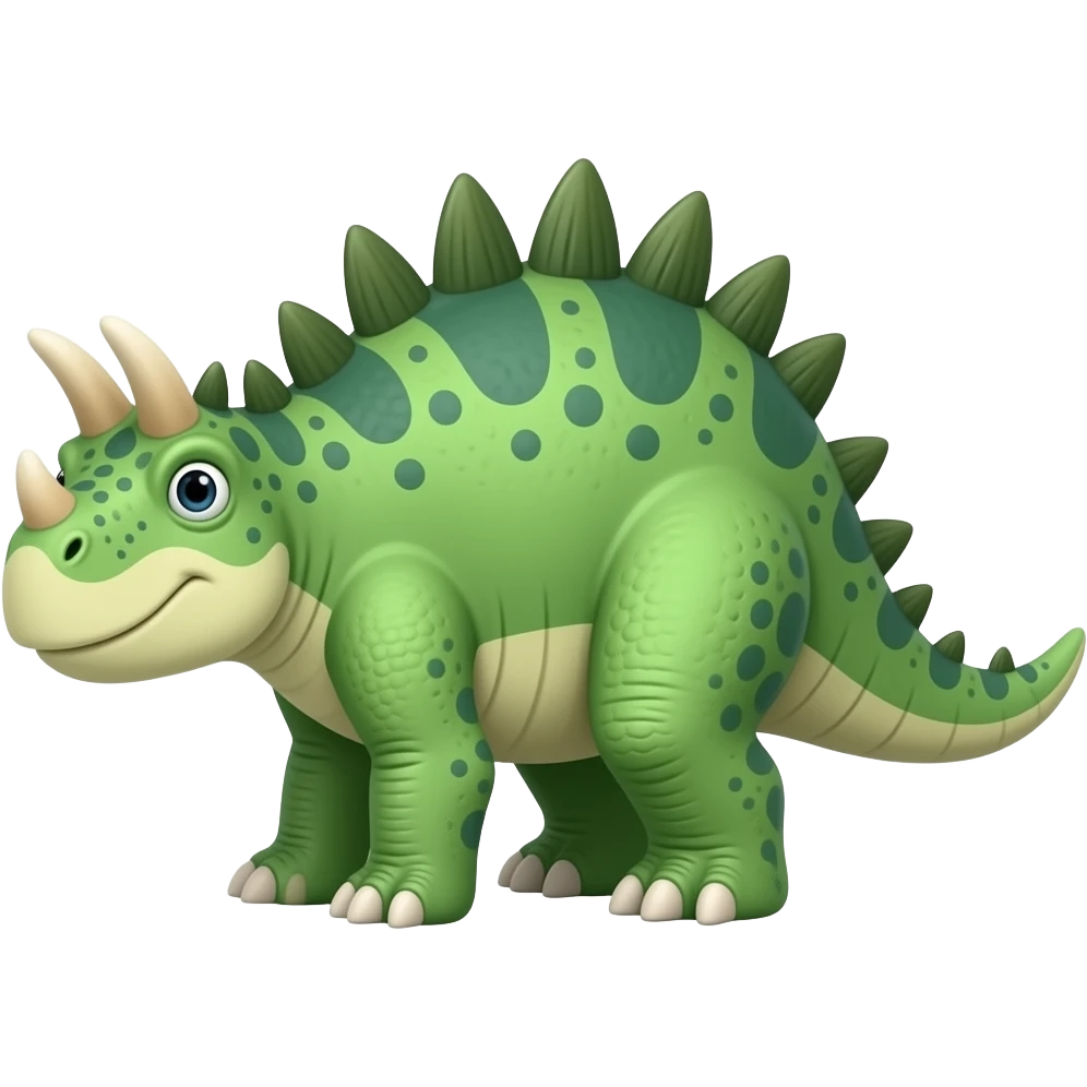 Green dinosaur brontosaurus emoji