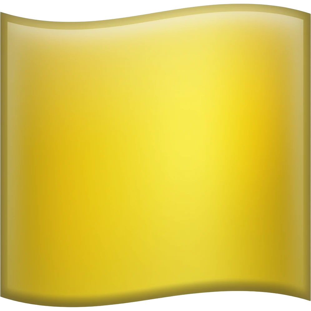 Plain yellow flag emoji emoji