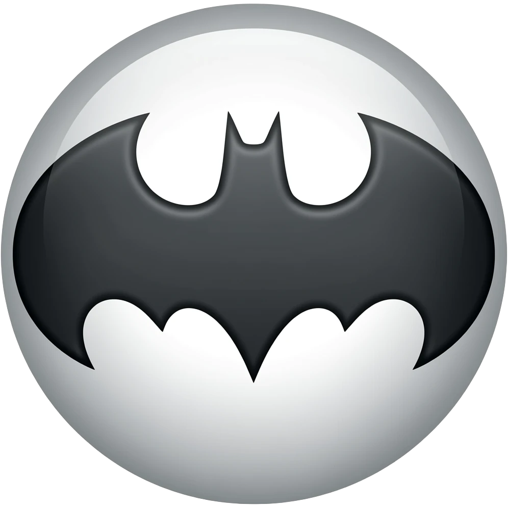 Batman asthetic symbol emoji
