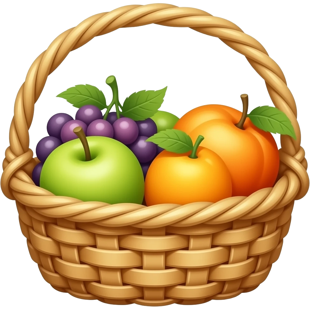 fruit basket emoji