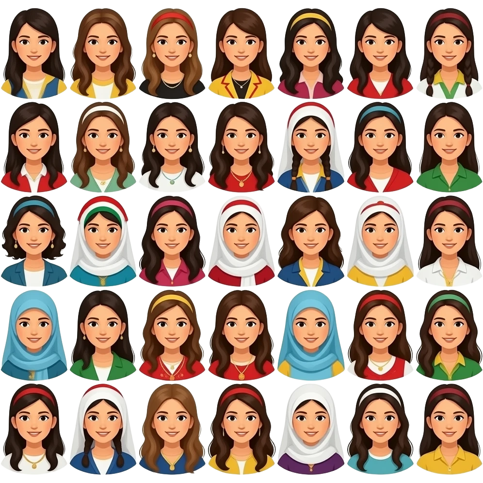 Kurdeli gülümsəyən yüz  kiz emoji
