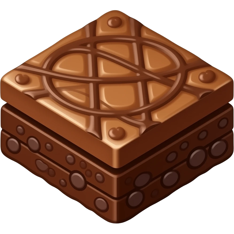Choco brownies emoji