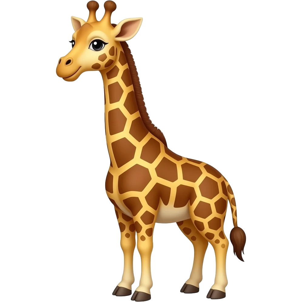 Cartoon Giraffe emoji