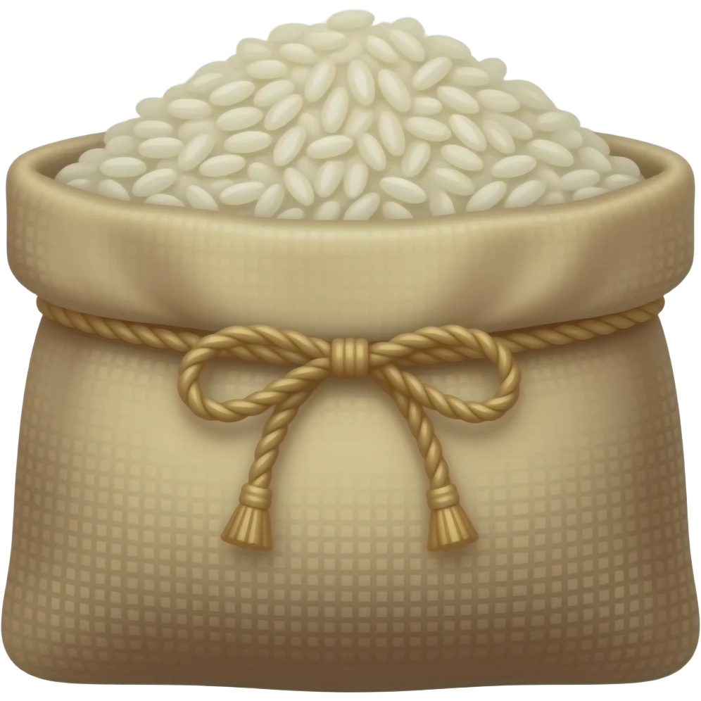 bag of rice emoji