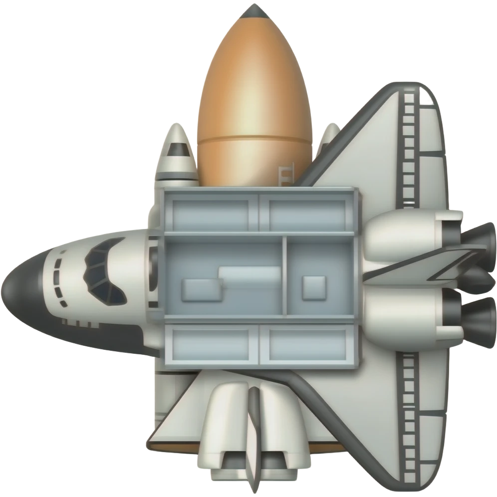 space shuttle emoji