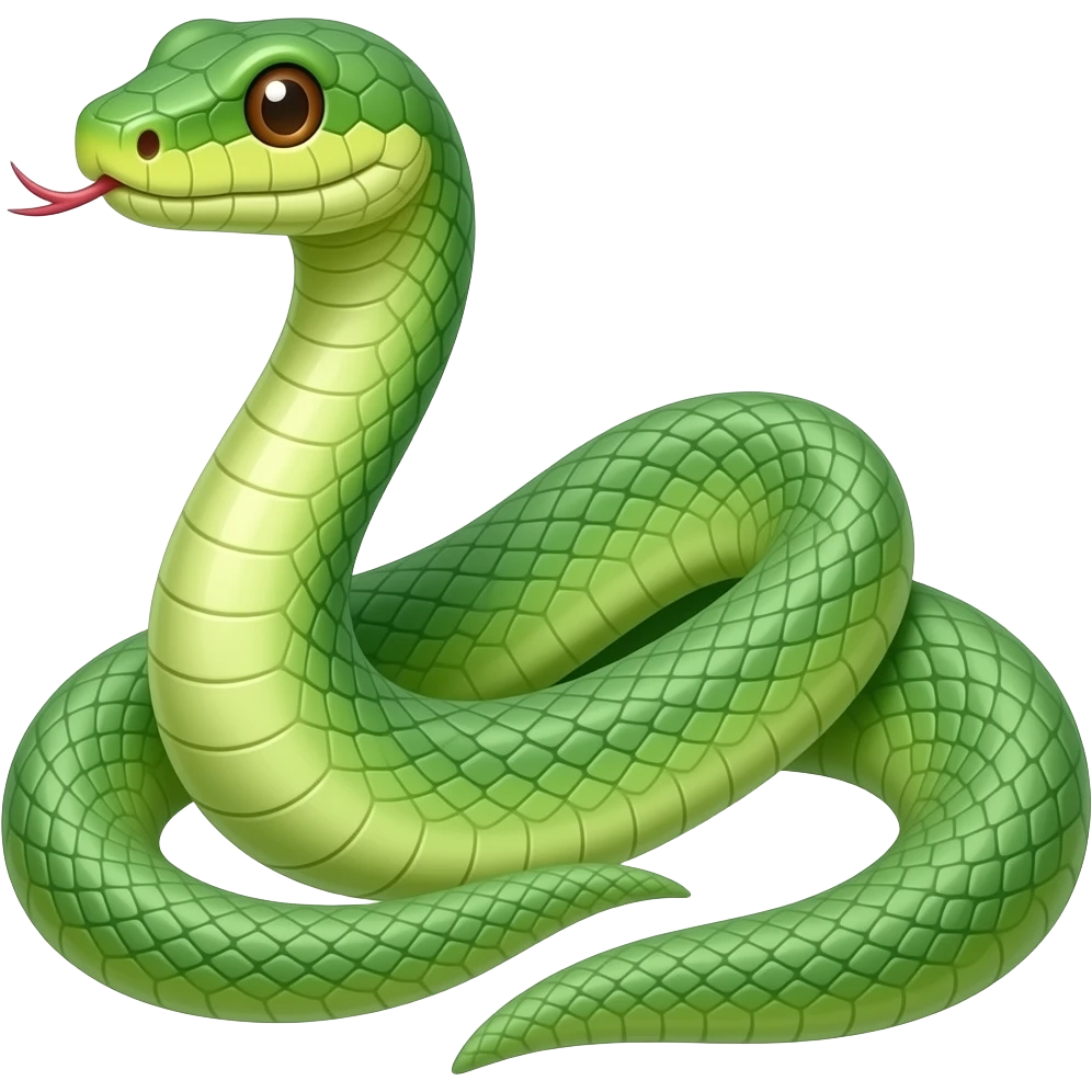 Anaconda green emoji