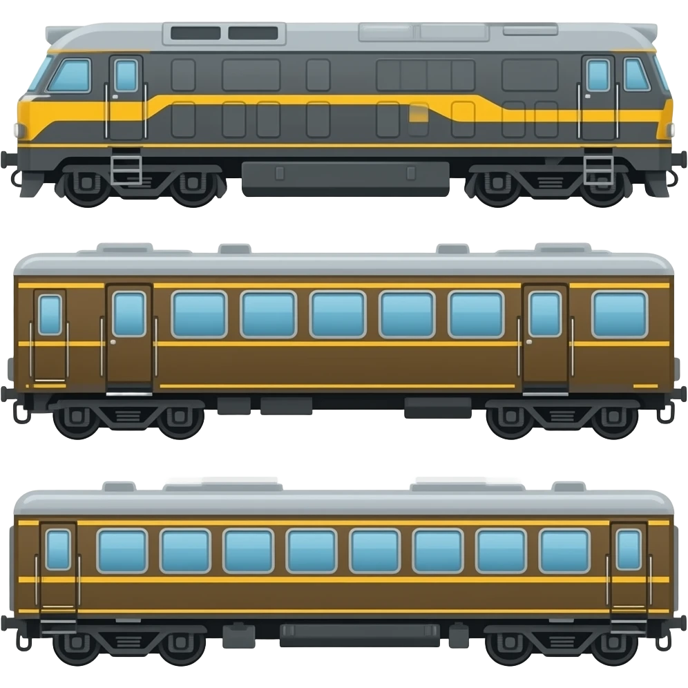 🚈🚃🚃🚃 emoji