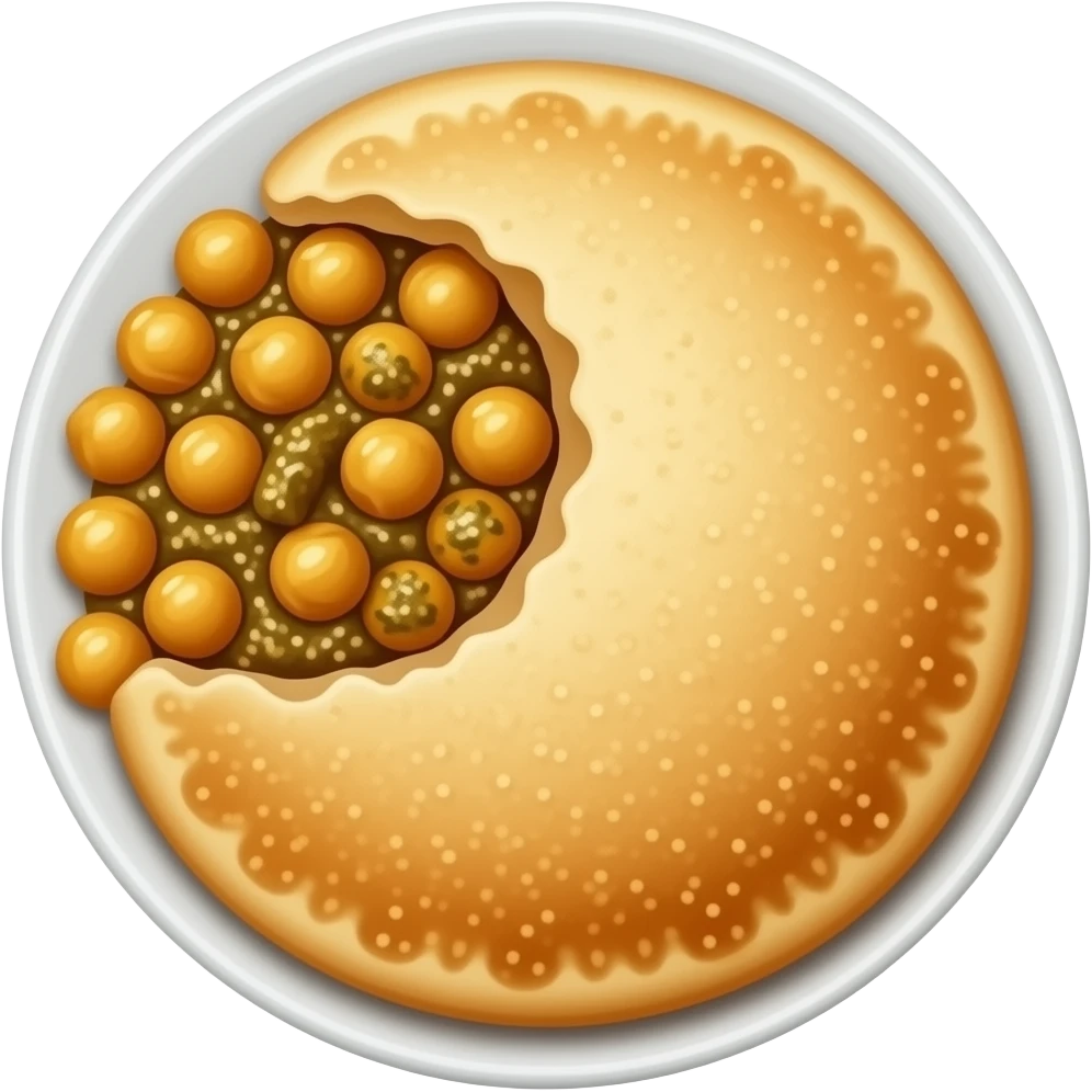 Chole bhature emoji