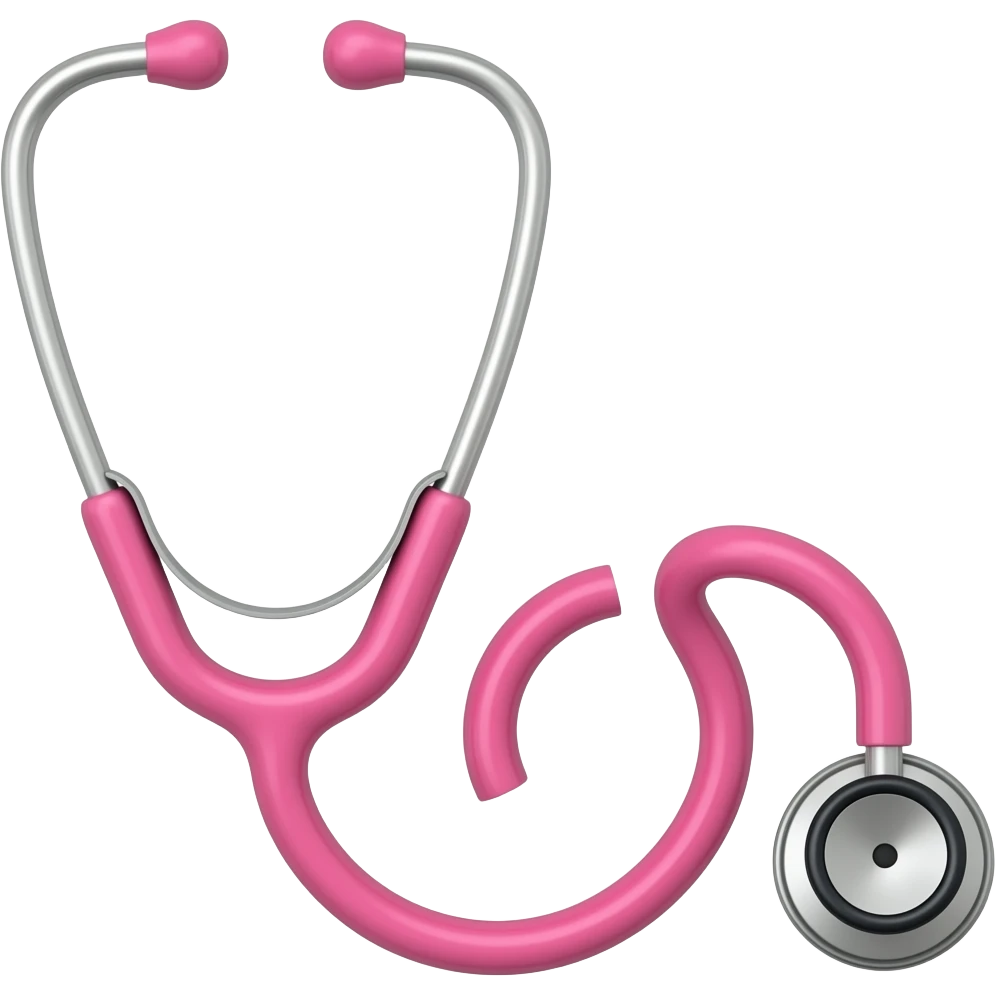 Pink steth emoji