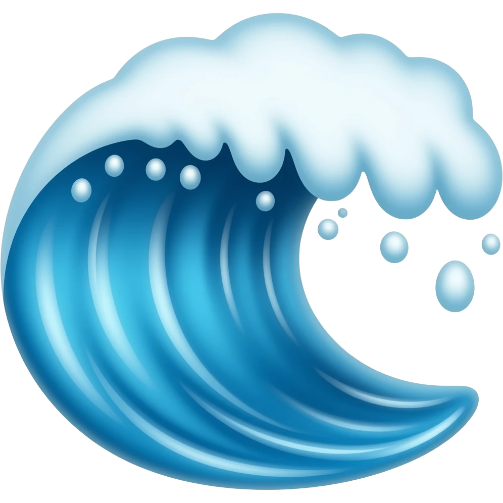 wave emoji