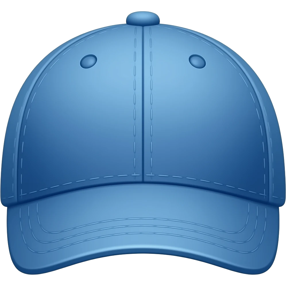 blue baseball cap emoji