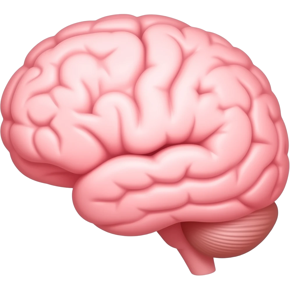 scroll, heart and brain emoji