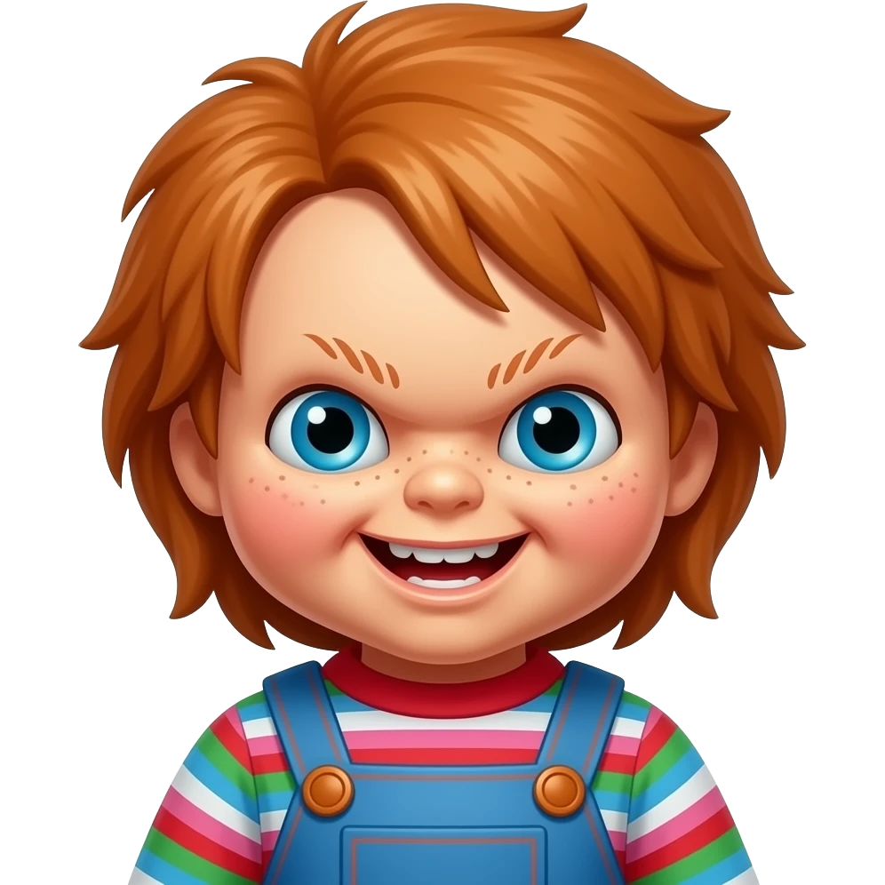 Un emojin de chuky emoji