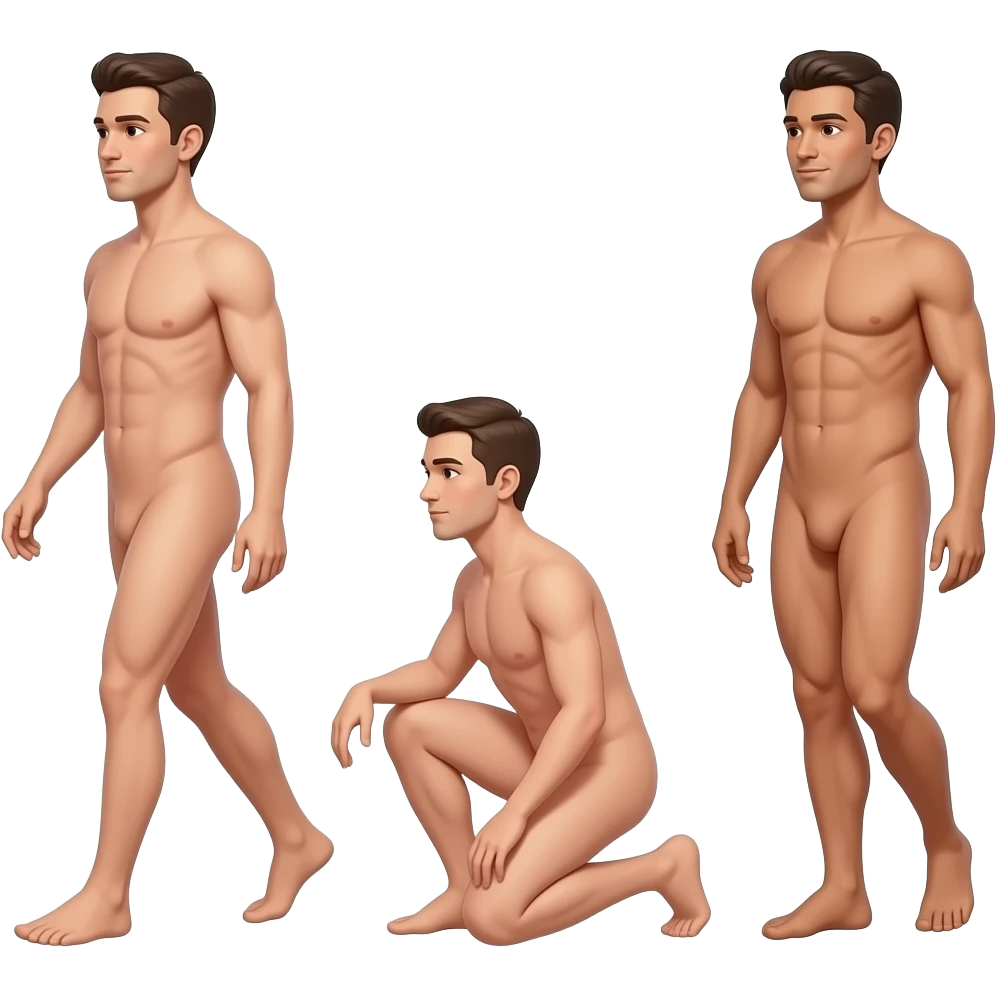 🚶🚶🧎🧍🚶🧍🚶🚶 naked emoji