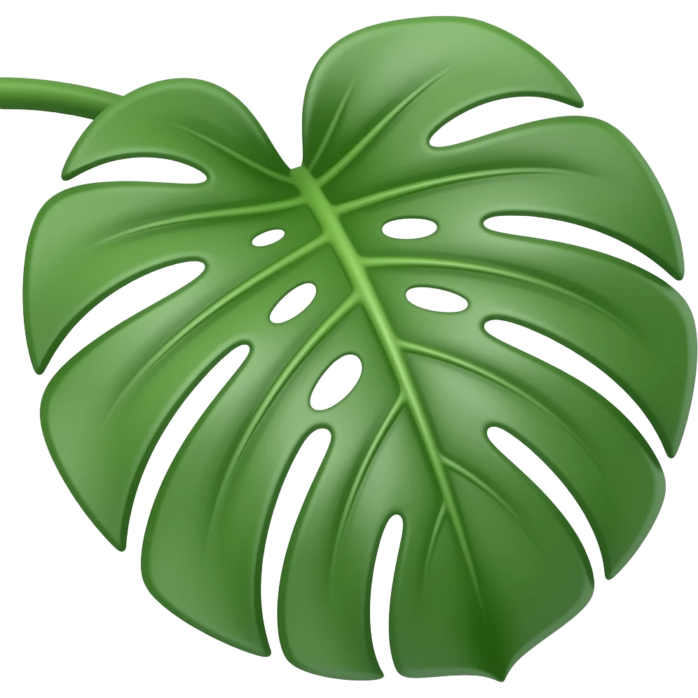 Monstera emoji