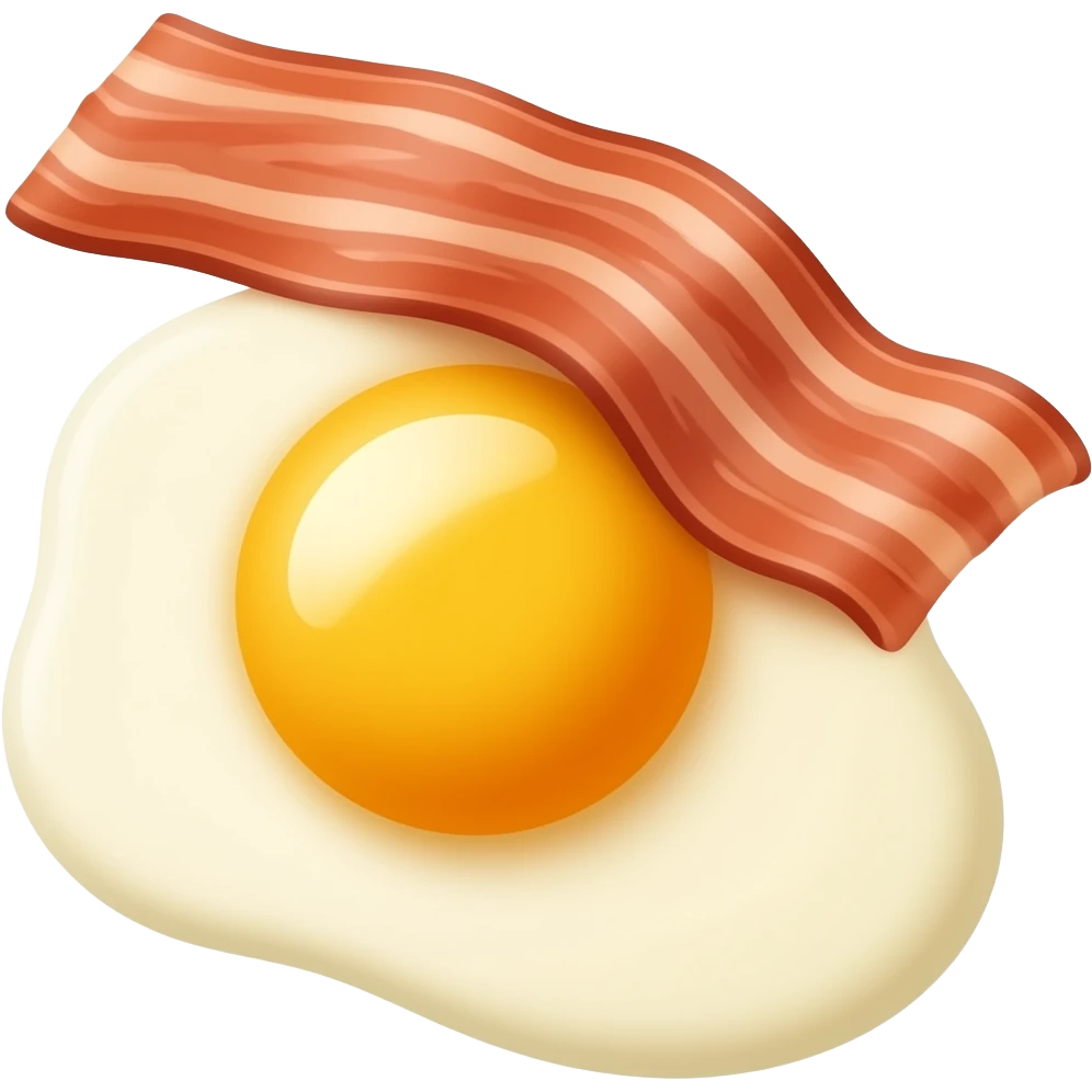scrambled eggs  eith bacon emoji