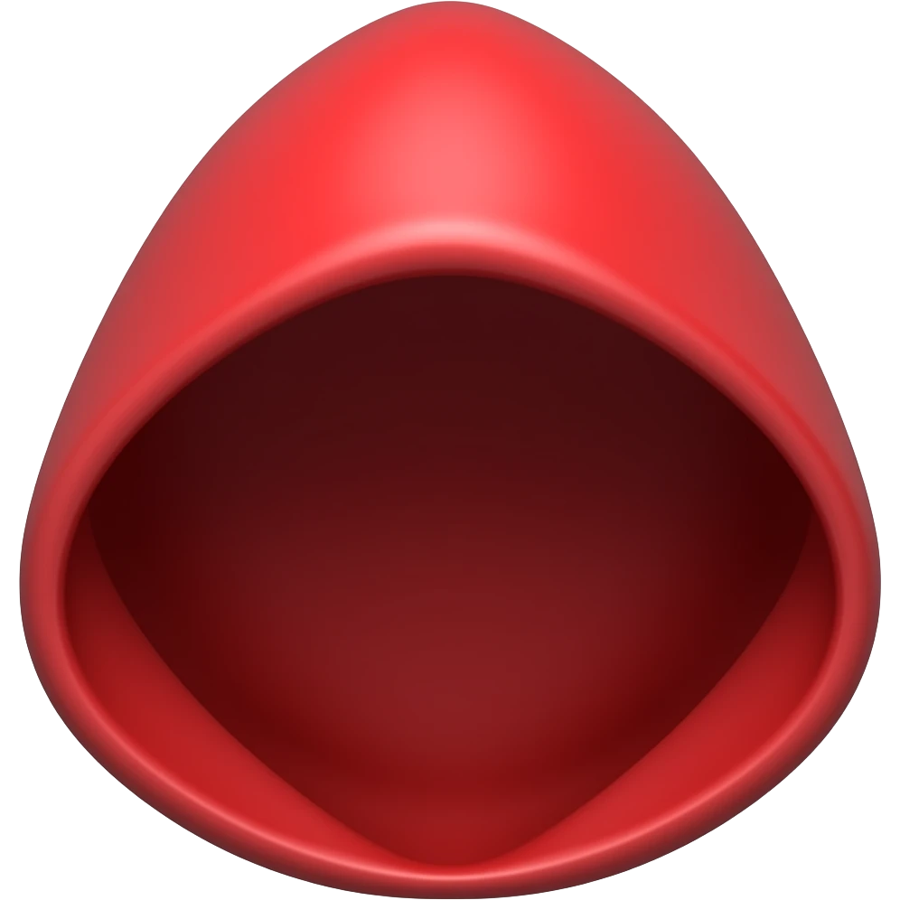 Red hood emoji