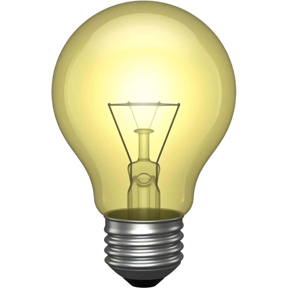 lighting bulb emoji
