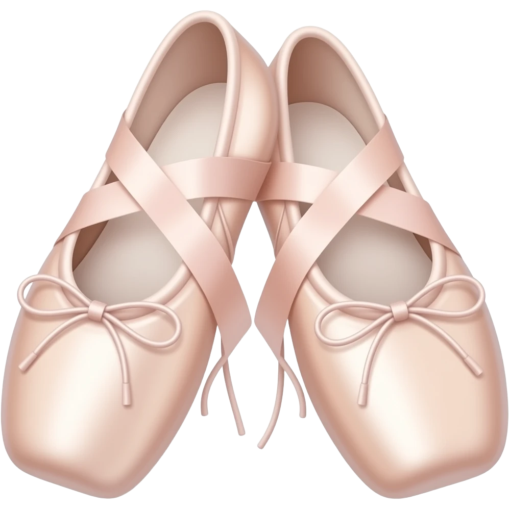 Pink ballet shoes emoji