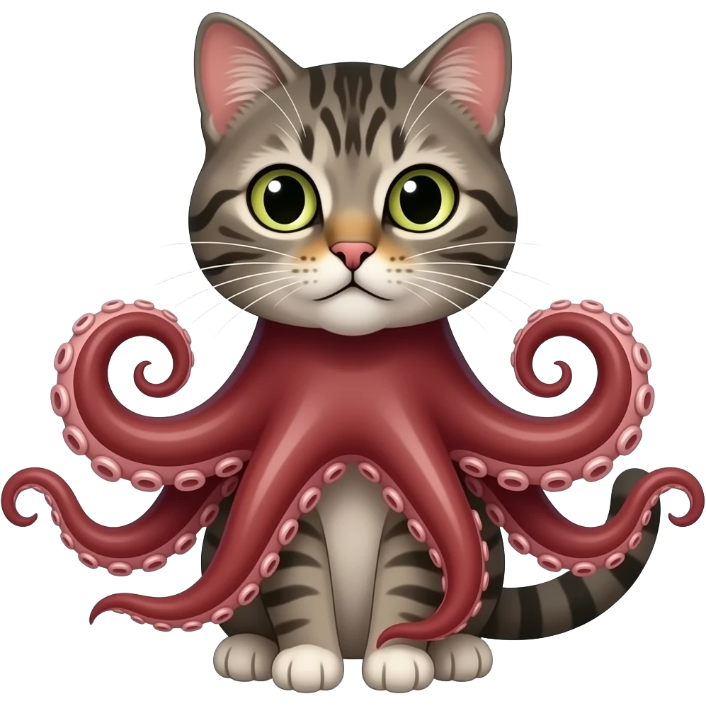 Cat octopus emoji