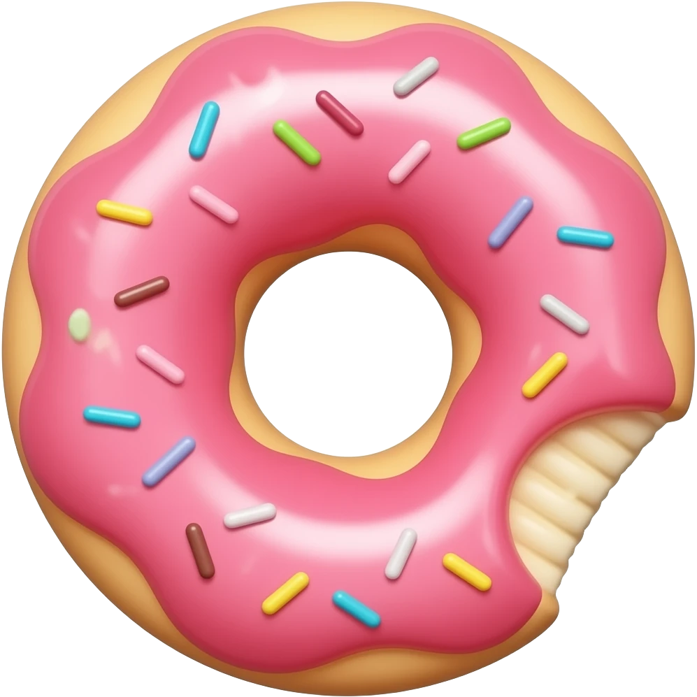 strawberry donut innertube emoji