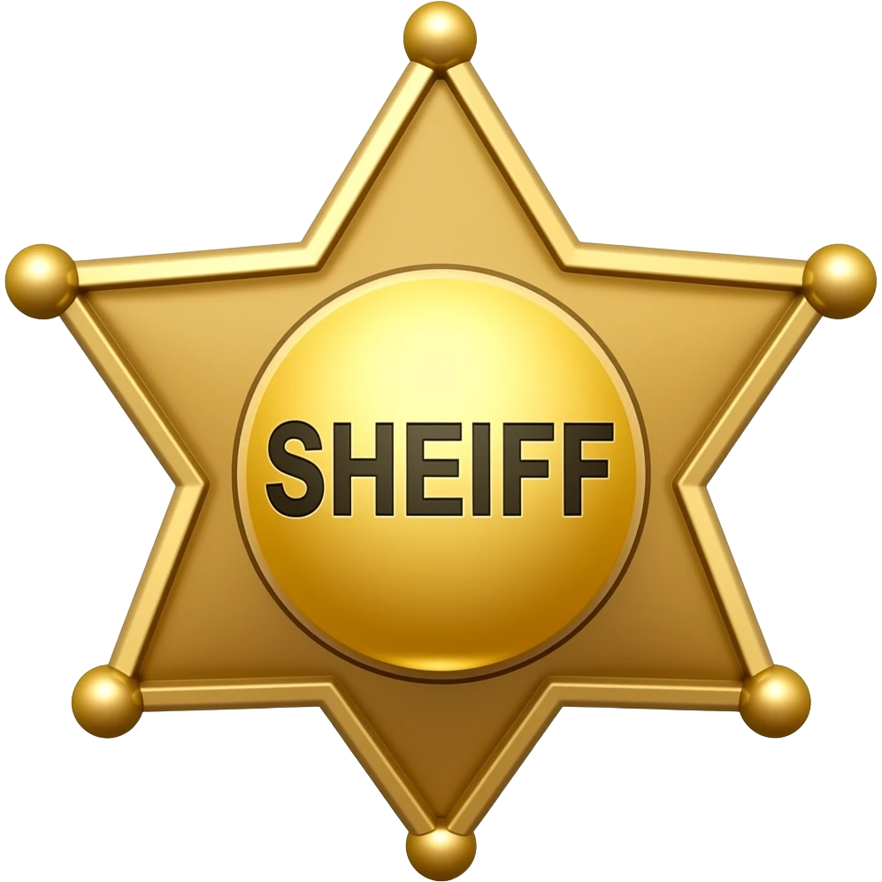 sherift placa emoji