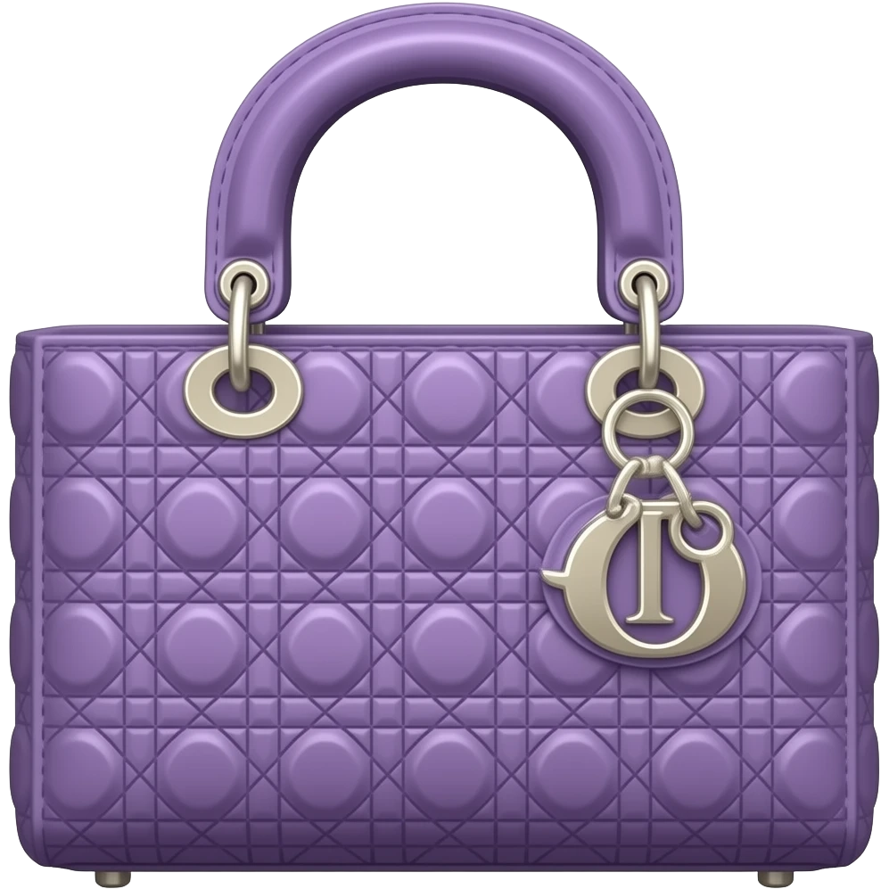 violet dior bag emoji