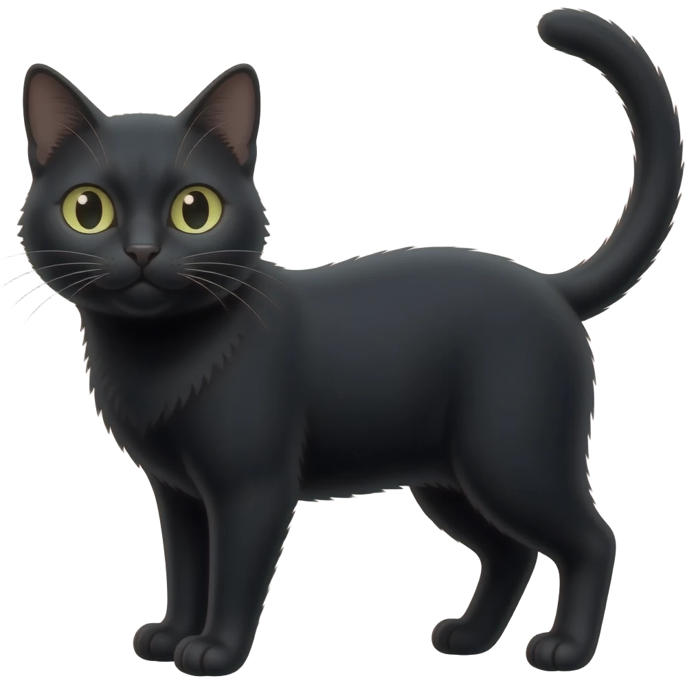 black cat emoji