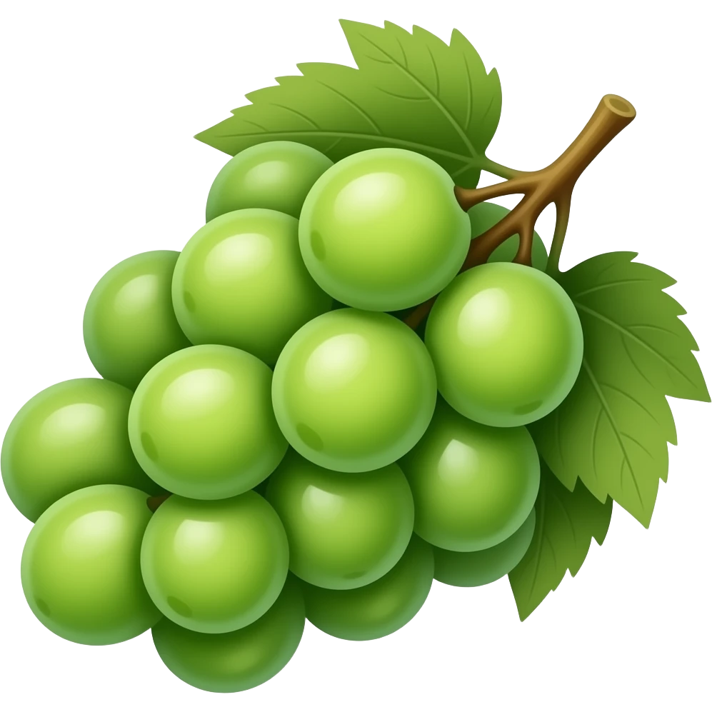 Green grapes emoji