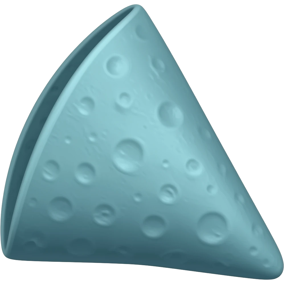 Blue taki tortilla chip emoji