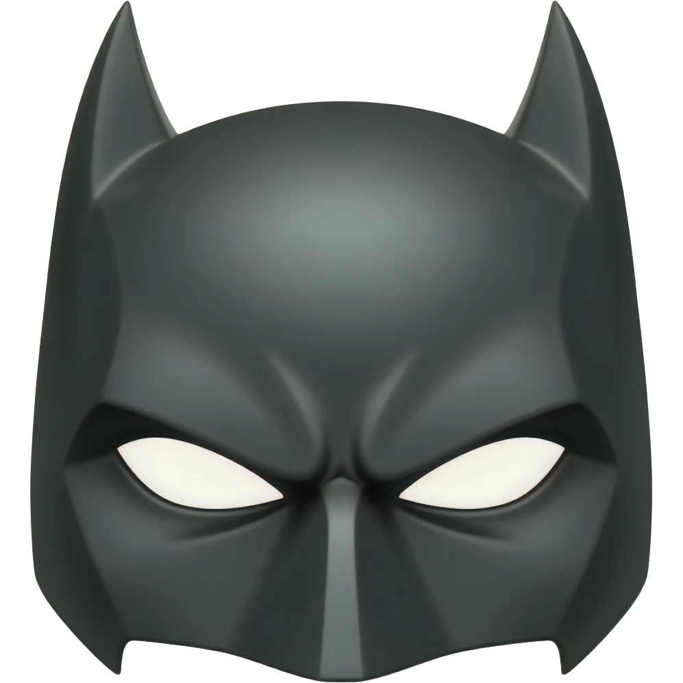 Batman mask emoji